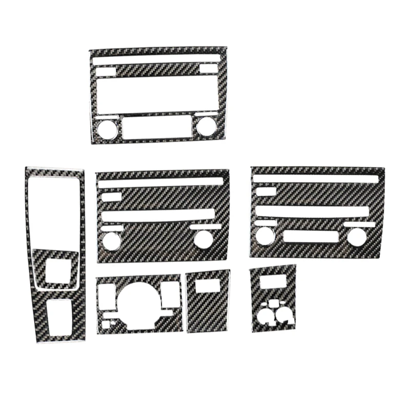 Автомобильный интерьер из углеродного волокна AC CD переключение передач Панель