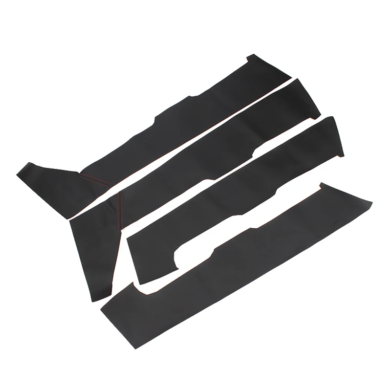 Тюнинг салона автомобиля из микрофибры кожаные чехлы для дверной панели отделка