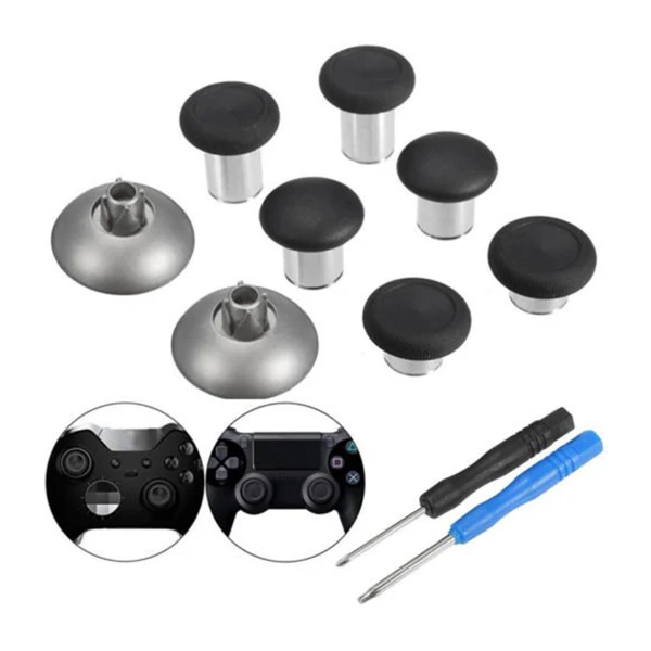 Сменные колпачки для замены (8 шт.) подходят контроллеров PS4 DualShock 4 и Xbox One Elite Nintendo