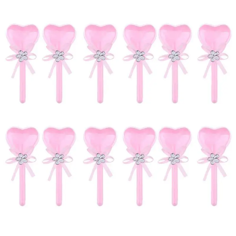 12 шт коробка Сюрприз Конфеты драже в форме сердца леденец ПВХ с лентой для юбилея