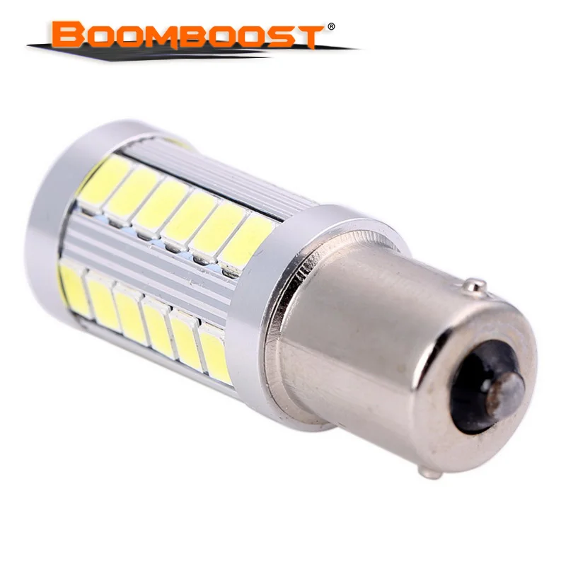 

2 шт., автомобильные светодиодсветодиодный лампы 12 В P21W 1156 BA15S 33