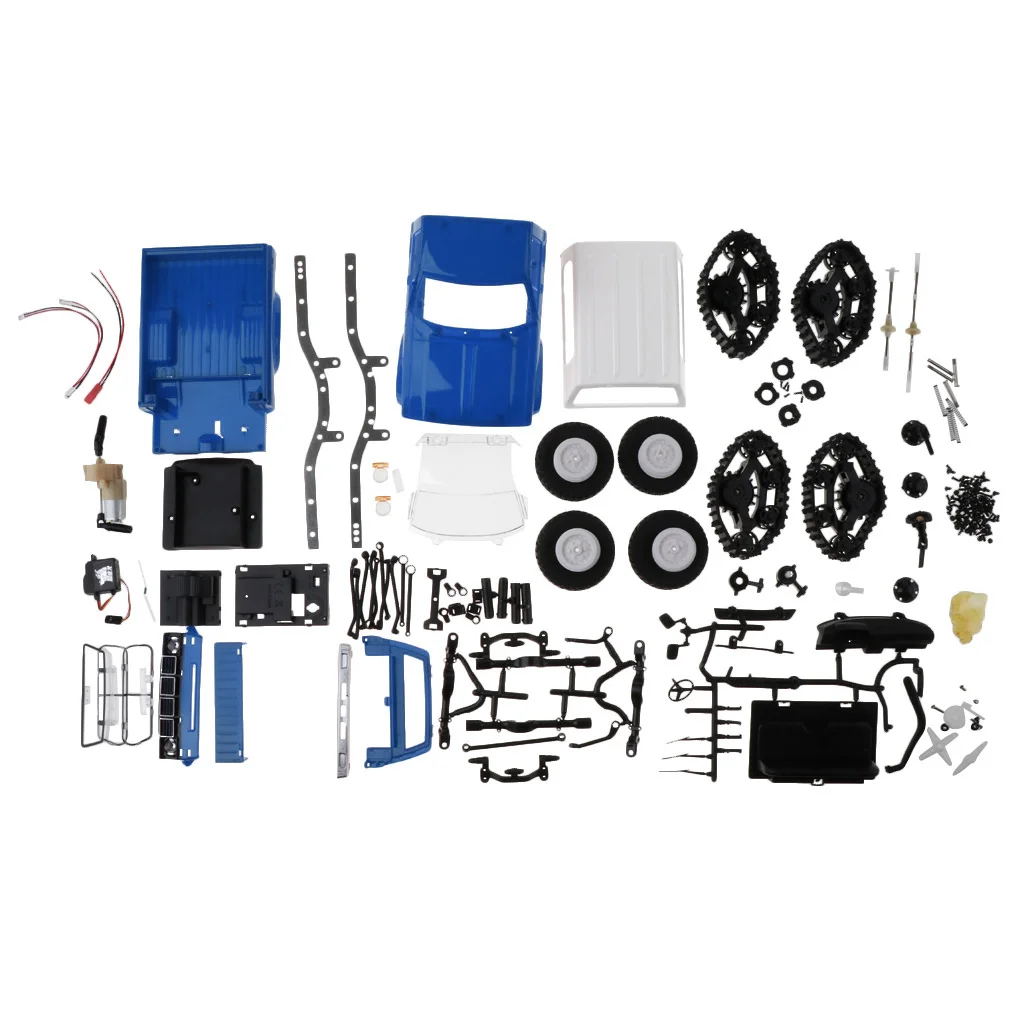 MagiDeal 1/16 RC военные грузовики пикап автомобиль в сборе Набор DIY Запчасти для
