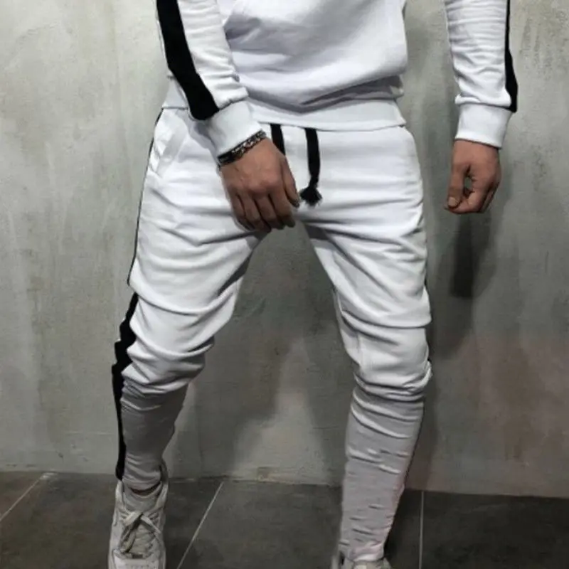 Мужские Брюки с карманами повседневные облегающие длинные брюки 2019 |