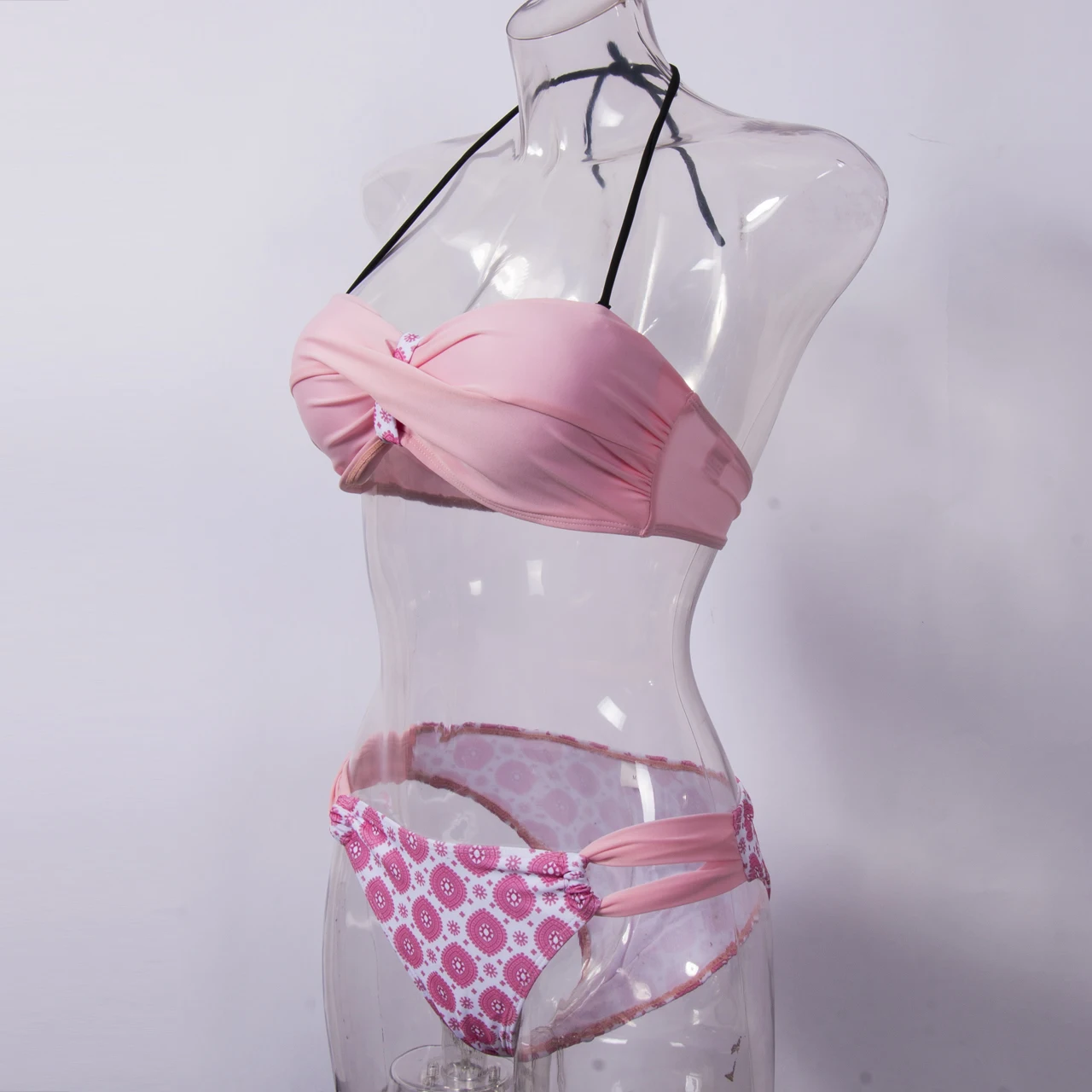 Горячая Распродажа 2018 сексуальный женский купальник из двух частей бандажный