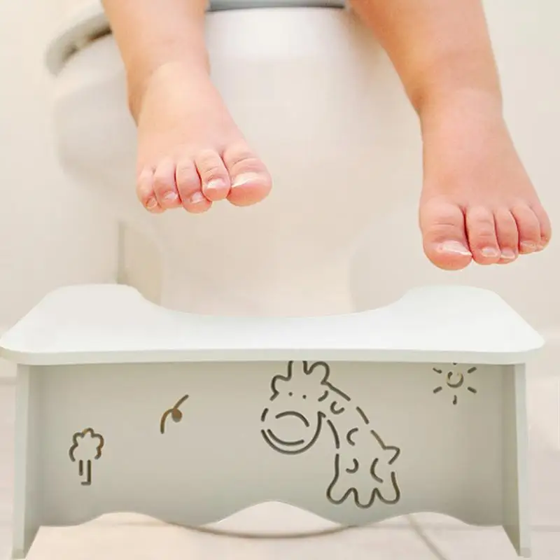 Для ванной, унитаза ног Деревянная, пластиковая доска ванная комната унитаза табурет дома Прочный Дети Приседания