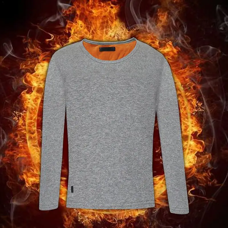 

Men Outdoor Camping Skiing Hiking Velvet Warm USB Smart Electric Thermal Carbon Fiber Heating Underwear Electric Heated Clothing