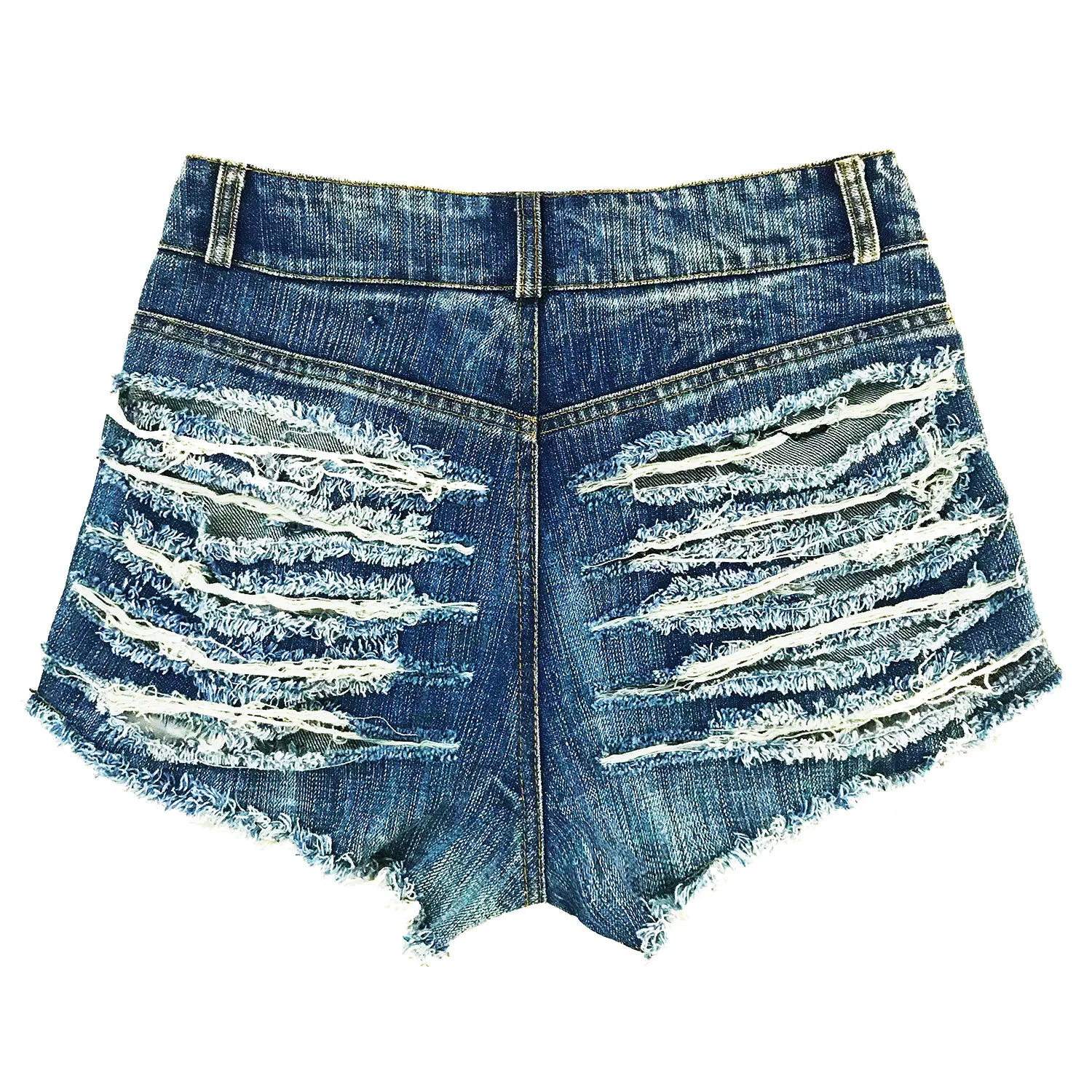 2019 Summer Denim Shorts Women Hot Jeans Sexy Scratched Hight Waist Deace Club Show Hip Hop Skateboard Streetwear Pants | Женская одежда