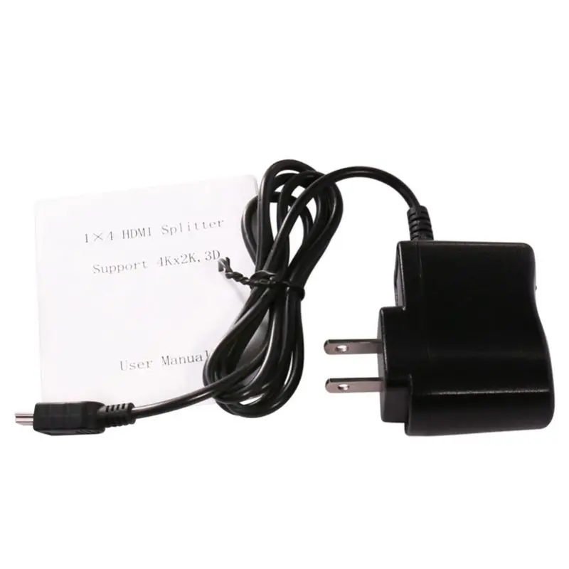 4K HDMI 1x4 2160P сплиттер Full HD 1080P усилитель переключатель коммутатор 1 в 2/4 Out адаптер