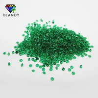 nano green stone 5a quality 1 03 0mm round machine cut 113 blue stone wax setting synthetic red corundum for diy jewelry