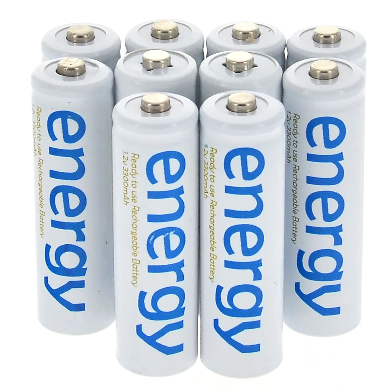 Новый бренд AA 3300mAh AAA 2000mAh 1 2 V Ni-MH аккумуляторная батарея белая ячейка для RC MP3 |
