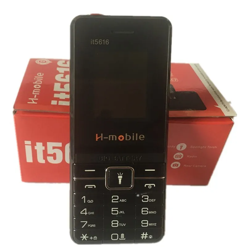 2019 Новый H mobile IT5616 телефон две sim карты основная большая клавиатура Quad Band WhatsAPP MP3 FM