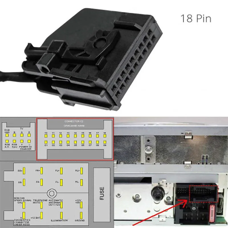 Черный Bluetooth адаптер AUX кабель для Mercedes Comand 2,0 APS 220 W211 W208 W168 W203