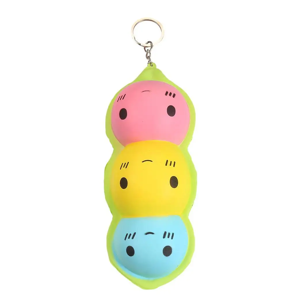 Игрушки для лица цепь Bean you squeeze Relief Key after Toys ручная выдавливание Мультипликация
