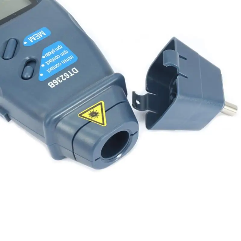 Цифровой тахометр Uxcell DT 6236B 2 в 1 контактный/Бесконтактный фототахометр оборотный