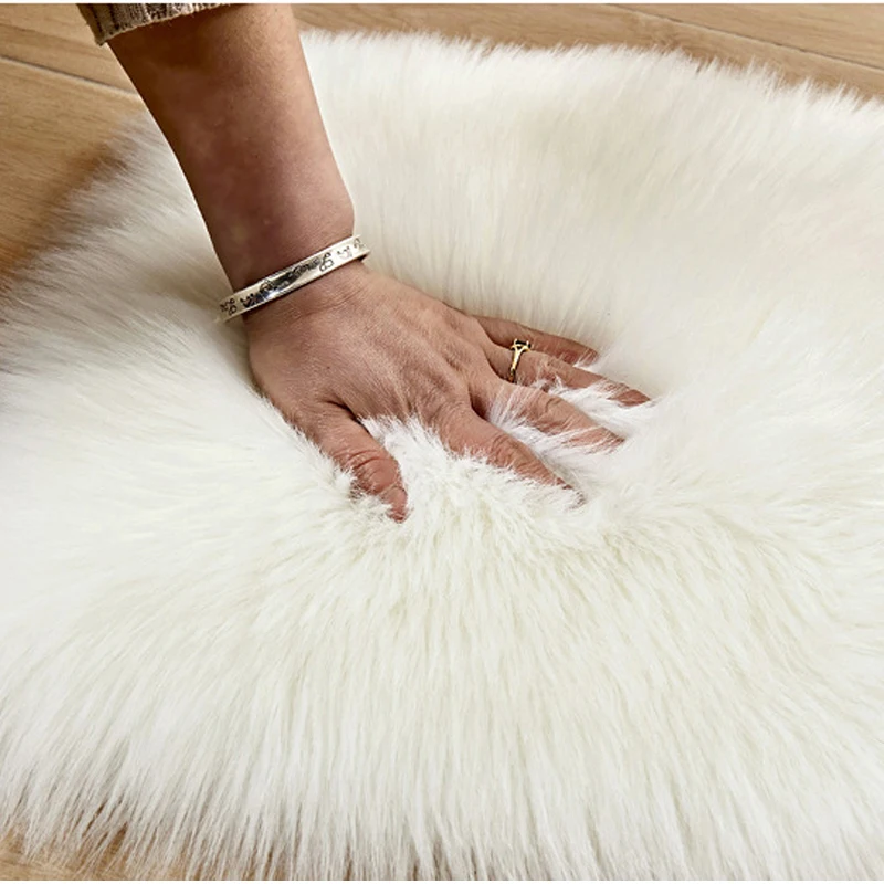 Мягкая Наволочка на сиденье плюшевая декоративная подушка из искусственного