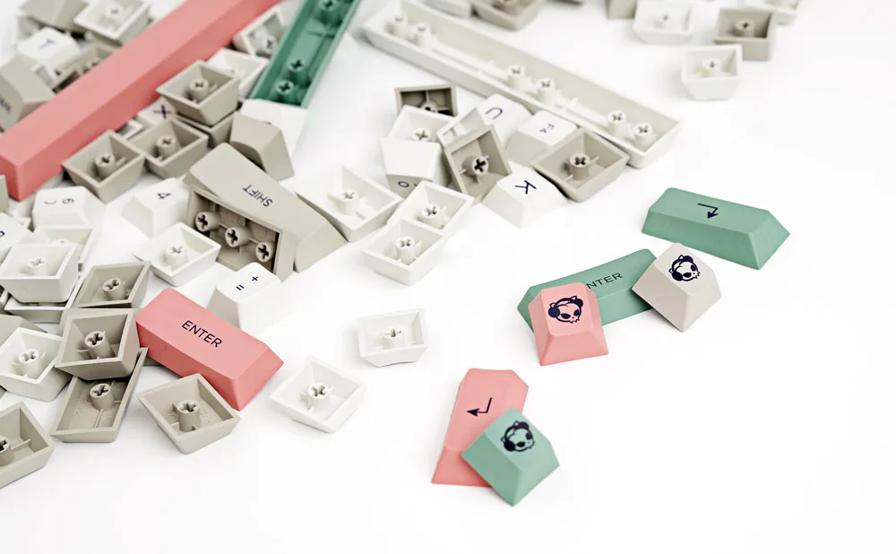 Игровая клавиатура, KeycapAKKO, 9009 цветов, 116 клавиш, краситель-суб, PBT, колпачки, набор ключей для механической клавиатуры, Keycap