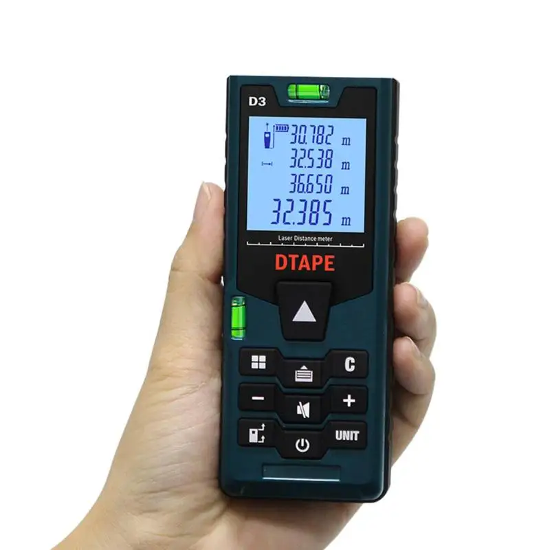 DTAPE D3 цифровой лазерный дальномер Дальномер Лента тестер измеритель