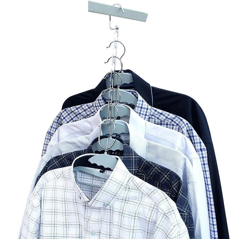 Space Saver Saving Wonder Metal Magic Hanger Clothes Closet Organize Hook |
