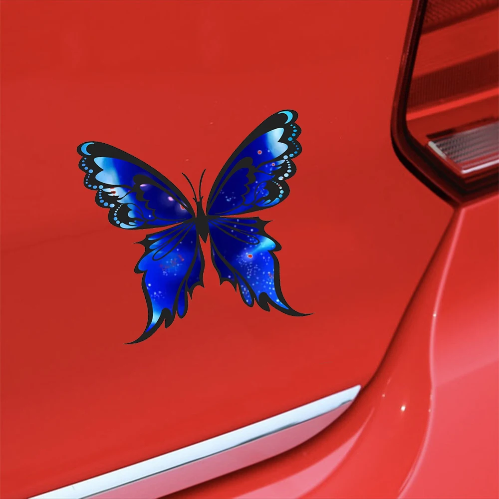 Графический ЗВЕЗДНАЯ бабочка Винил шлем окно инструментов Стикеры личности