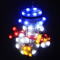 2d xmas snowman motif light 20 5 in tall 24v christmas tree decoration outdoor holiday festival light navidad 2018