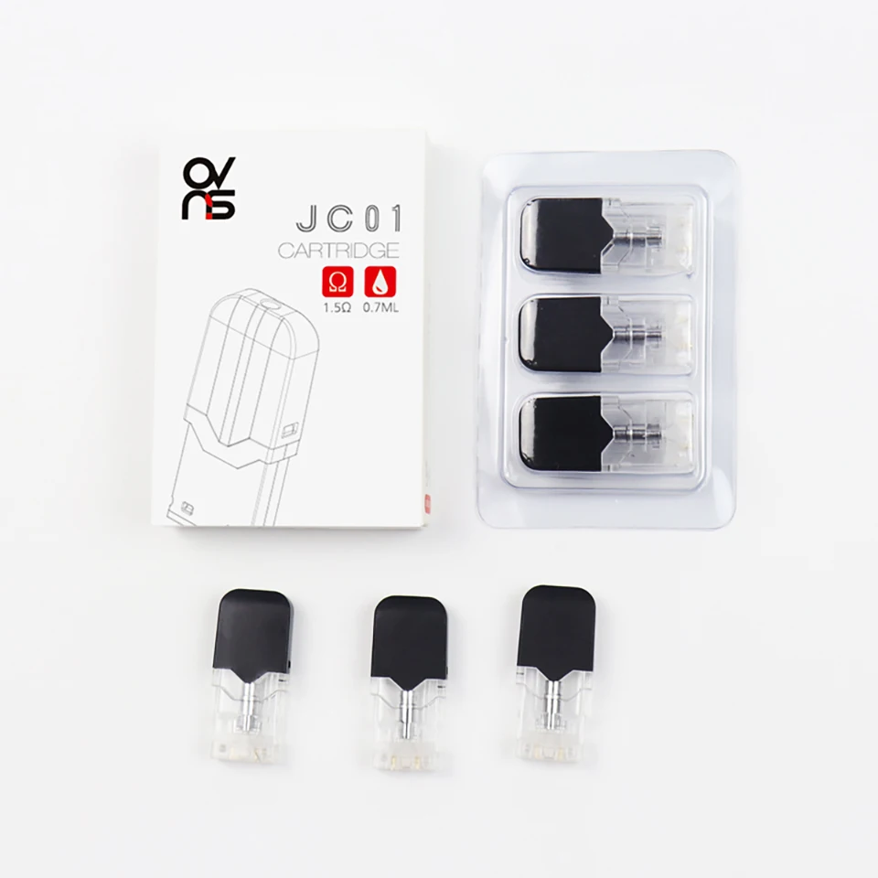 3 шт. оригинальный картридж OVNS JC01 Pod 0 7 мл емкость 1.5ohm бак КБР Замена для Vape