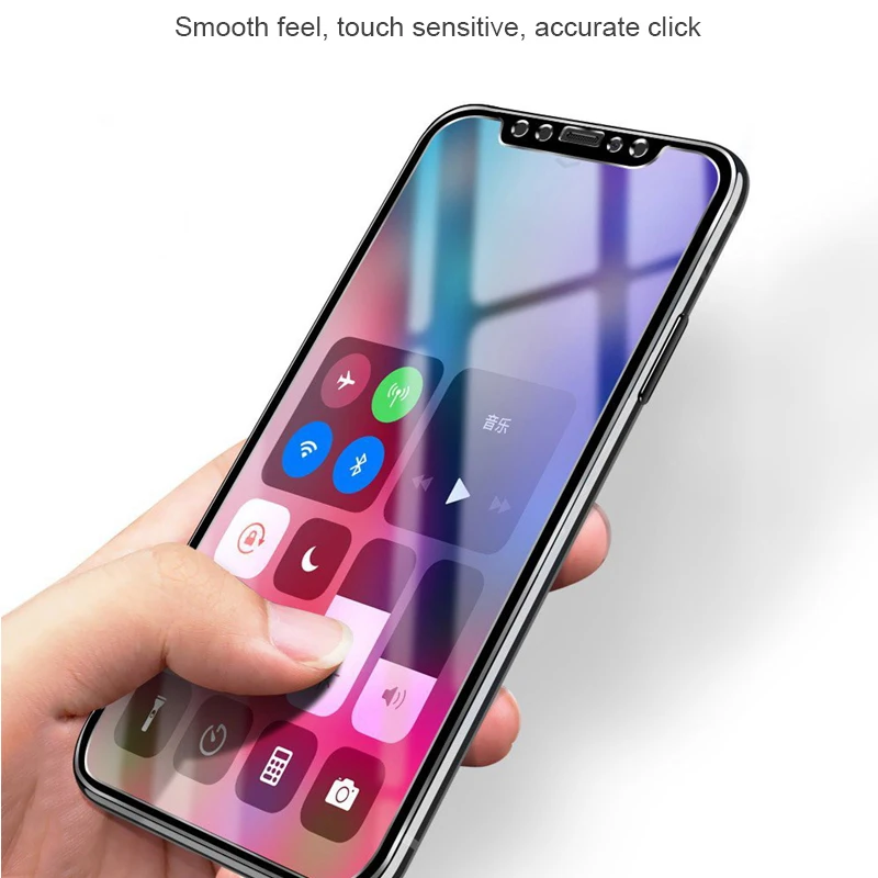 3D изогнутый металлический сплав край Полное покрытие закаленное стекло для iPhone X