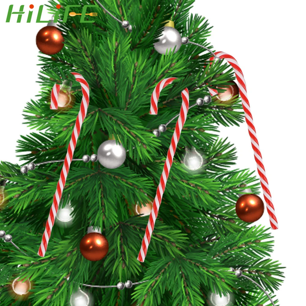 HILIFE рождественские конфеты костыль подвесные украшения для рождественской елки