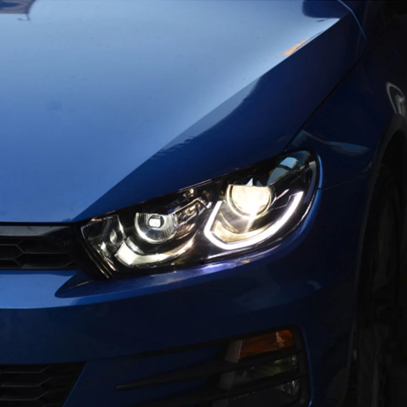 Roadot 1 комплект светодиодный автомобильный Стайлинг Авто. Pro для VW Scirocco головной