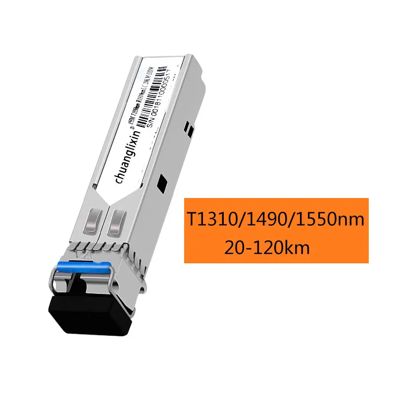 155M 20-120KM LC fiber sfp module BiDi 1310nm/1490nm/1550nm 20km WDM SFP Module LC switch Compatible 1pair
