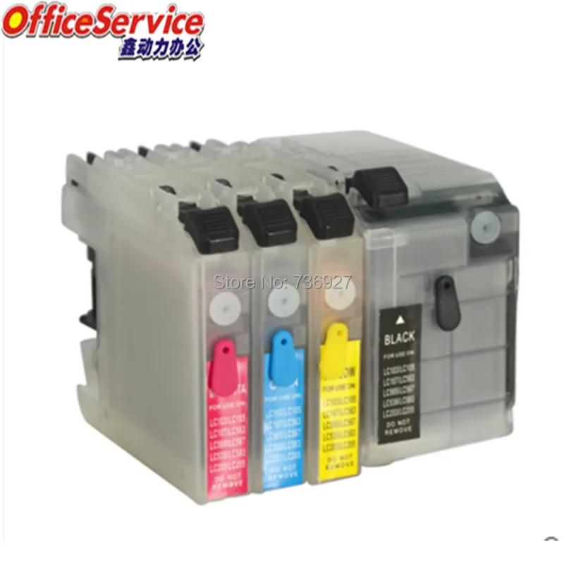 

LC509 LC505 LC529 LC525 LC539 LC535 Refillable Ink Cartridge For Brother DCP-J100 DCP-J105 MFC-J200 Inkjet printer