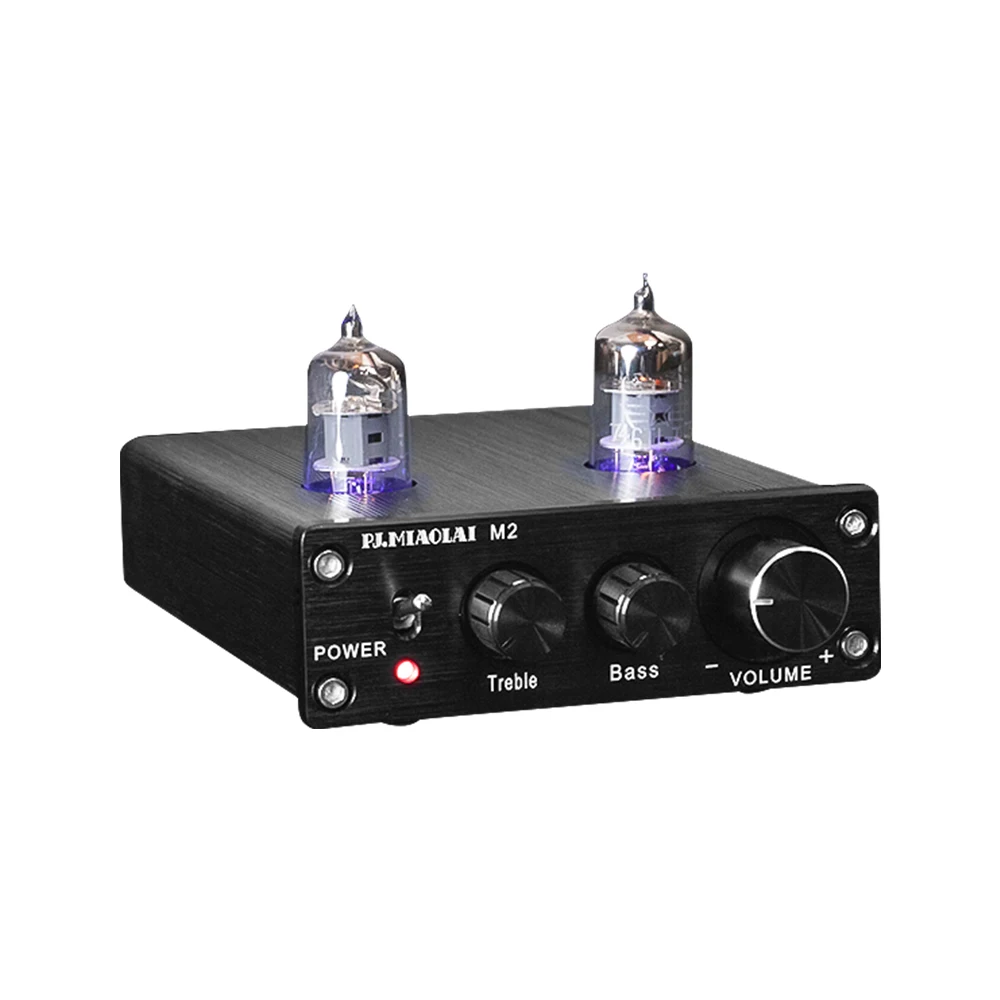 6J1 ламповый усилитель желчный предусилитель HIFI ВЧ регулировка басов аудио DC12V для