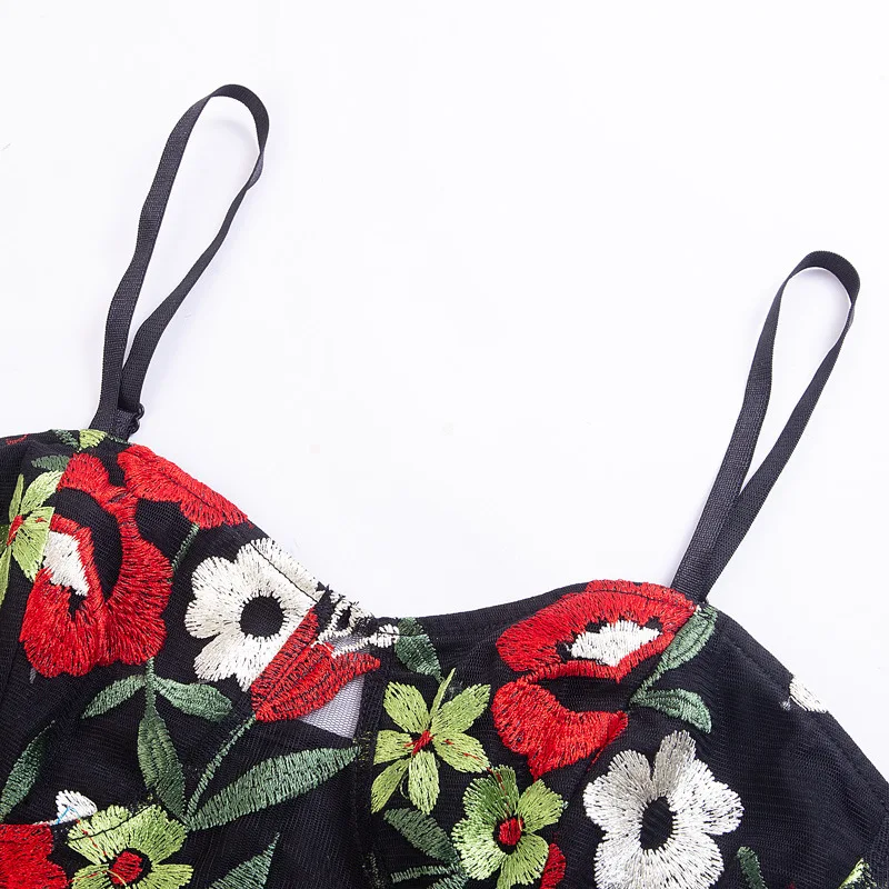 Женский брендовый кружевной комплект нижнего белья с вышивкой Bralette эротическое