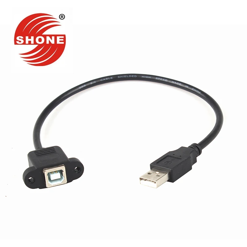 Кабель удлинитель USB2.0 штекер гнездо B с удлинителем 0 5 м|Компьютерные кабели и