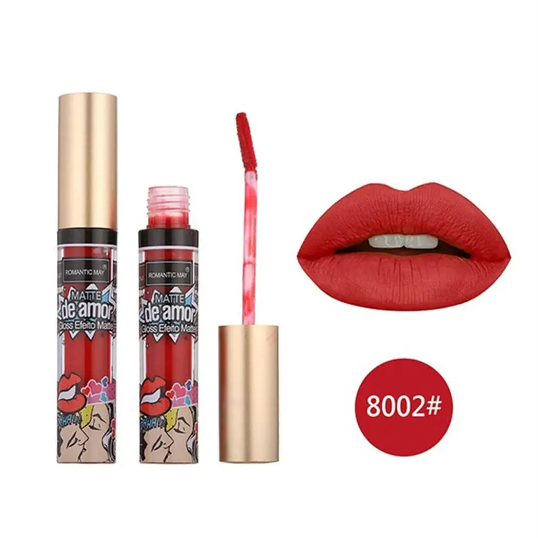 12 Colors Women Non Stick Cup Long Lasting Moisturizing Casual Party Club Street etc Lip 10ml Gloss | Красота и здоровье