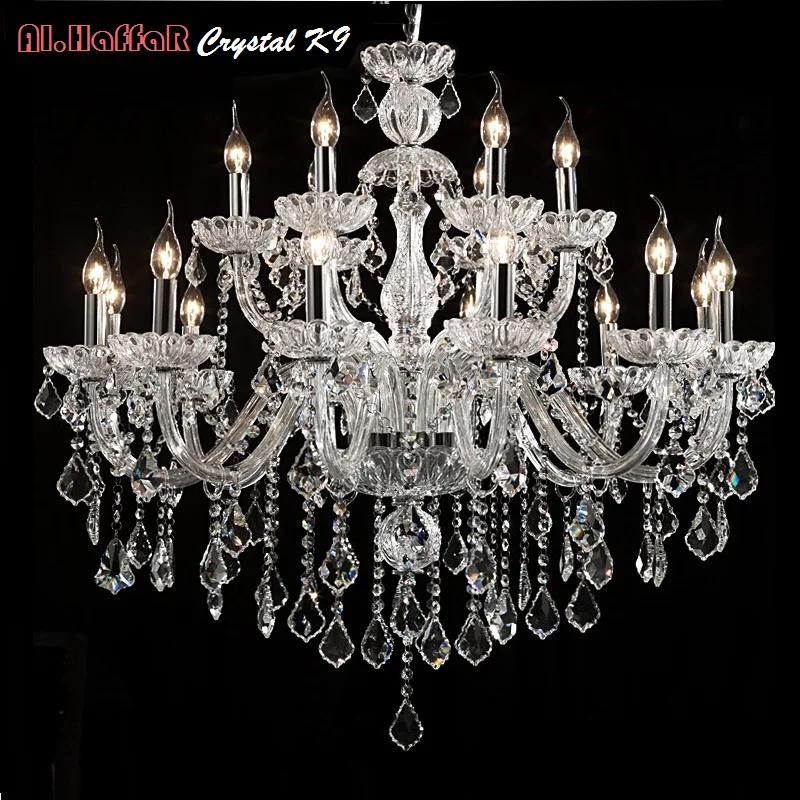 Купи Large crystal chandelier Lighting Luxury crystal light Fashion chandelier crystal Modern Large chandeliers Living room bedroom за 14,311 рублей в магазине AliExpress