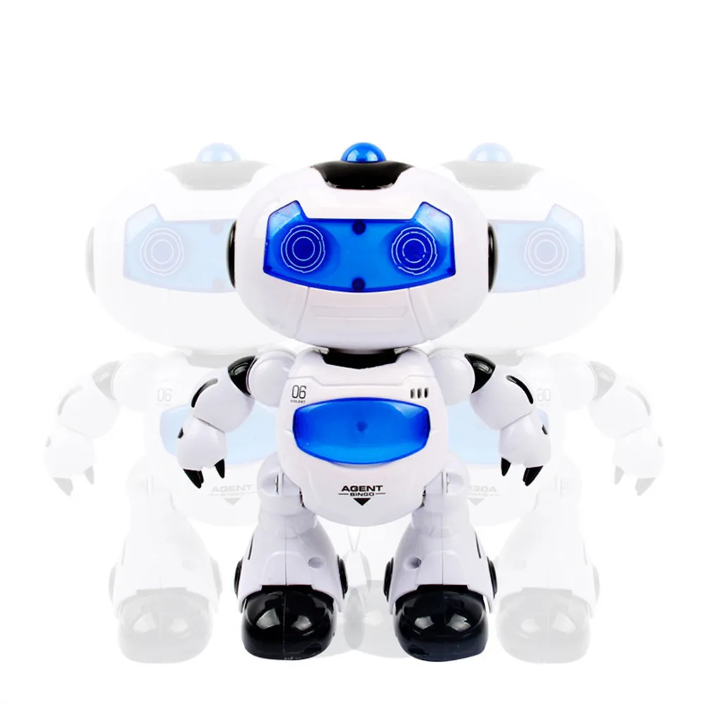 Ходьба электрический RC робот обучения Электронный Робот Игрушки для малышей