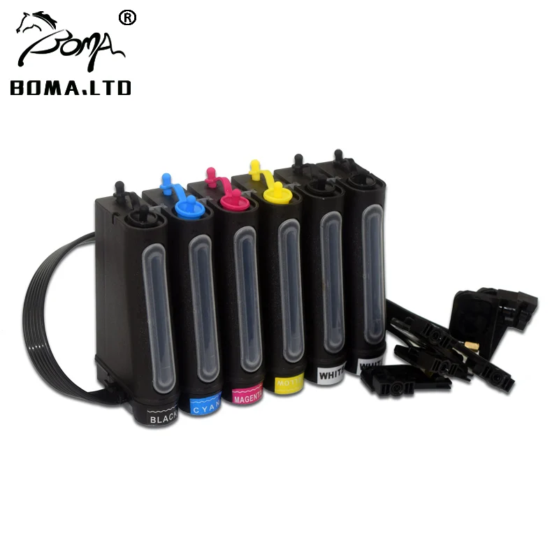 

Preservative LED UV Ink Ciss For EPSON 1390 1410 1500 1500W L800 L805 R330 R230 R270 R290 T50 1400 1450 A3 A4 Flatable Printer