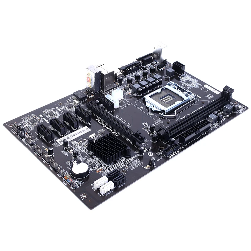 Красочные C. H81A BTC V20 Intel материнская плата по стандарту ATX двухканальные DDR3 SATA3.0 USB3.0