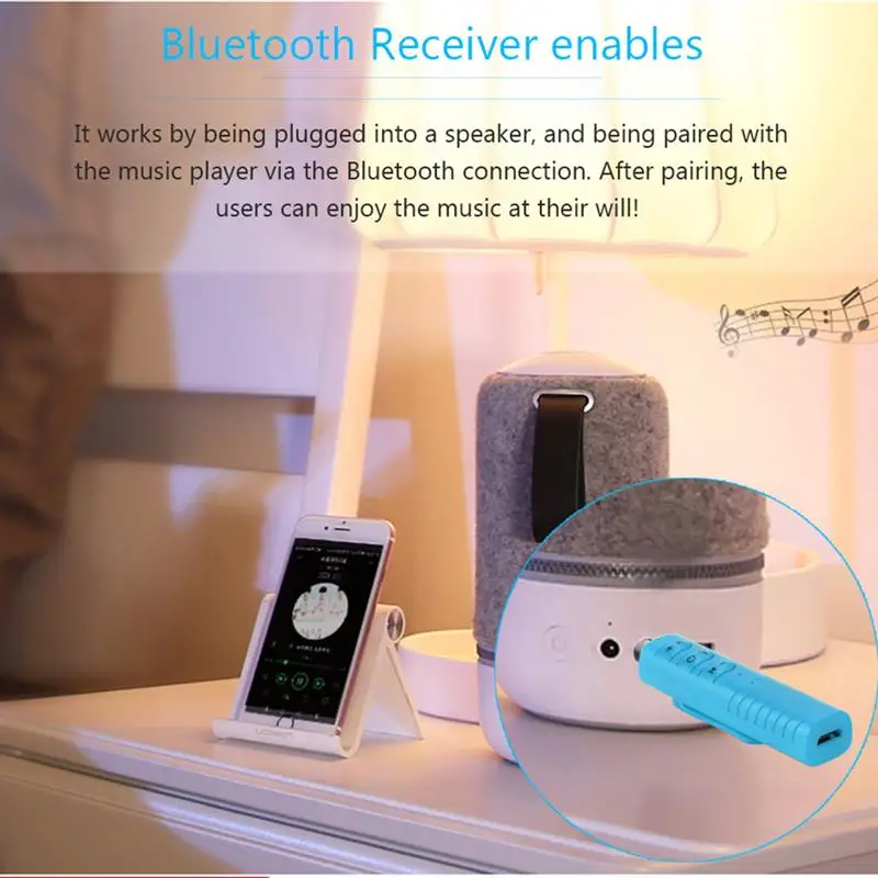 Onever Автомобильный Bluetooth музыкальный аудио ресивер динамик Aux Универсальный 3 5 мм