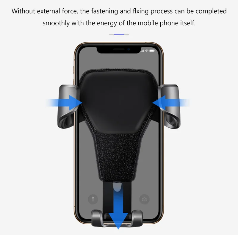 Universal Car Phone Holder For in Air Vent Mount Stand No Magnetic Mobile Gravity Bracket for iPhone Huawei ZTE | Мобильные телефоны