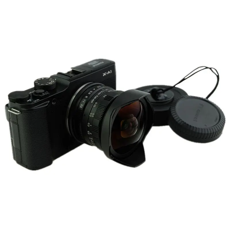 7 5 мм F2.8 ручной Fisheye объектив для цифровой фотокамеры Fuji Камера X-T2 X-T10 X-E1 X-E2 X-A2 |