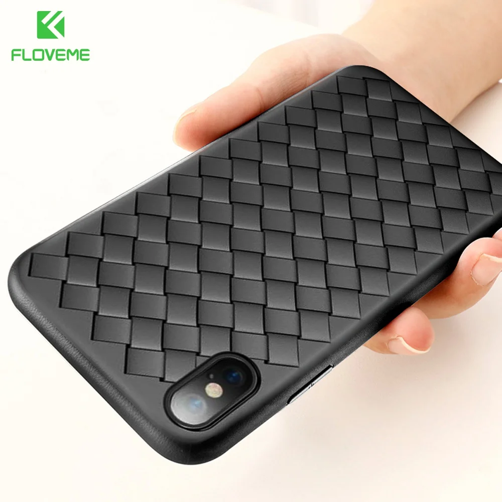 FLOVEME Оригинальный чехол для телефона iPhone X XR XS Max 7 8 6 мягкие чехлы из искусственной