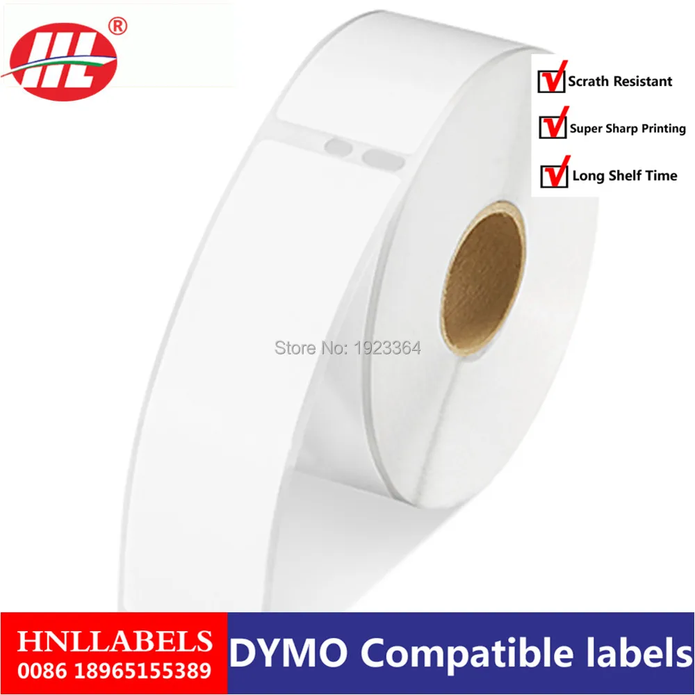 1 шт самоклеящиеся адресные этикетки DYMO 30252 LabelWriter 1/8 на 3 1/2 дюйма белый рулон