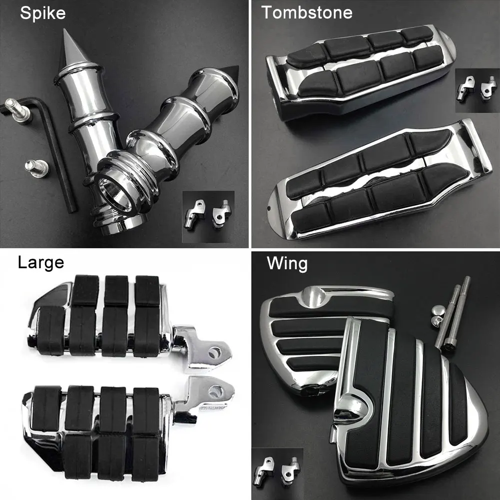 Большая передняя Подножка для 2011 2015 12 13 Yamaha Stryker XVS1300 / 2014 модели болтов XVS950 педаль