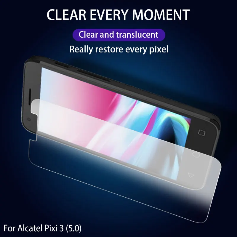 Закаленное стекло для Alcatel Pixi 3 4 0 5 защита экрана телефона замена легко установить