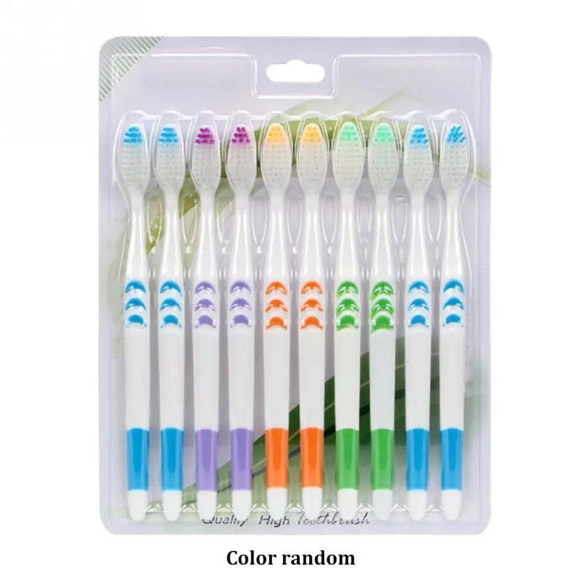 Профессиональные мягкие зубные щетки для взрослых 10 шт./упак. чистки рта уход за