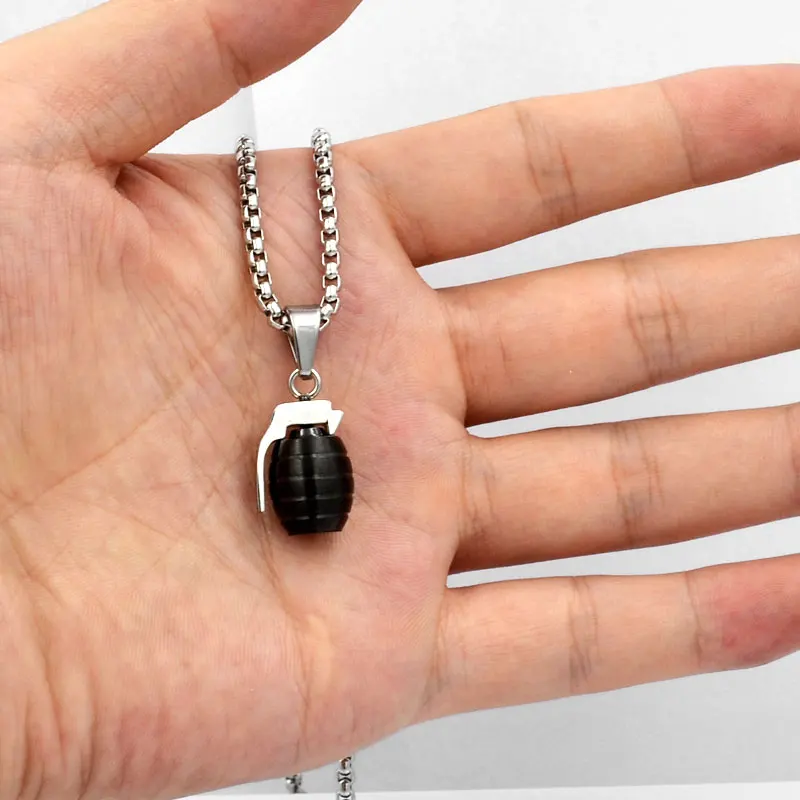 Ожерелье с подвеской SUNNERLEES из нержавеющей стали ювелирное изделие черного и