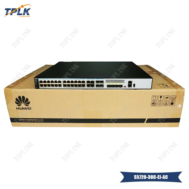 Оригинальный коммутатор Hua wei S5720 36C EI AC Ethernet со слоем 3 28 портами гигабит скорость
