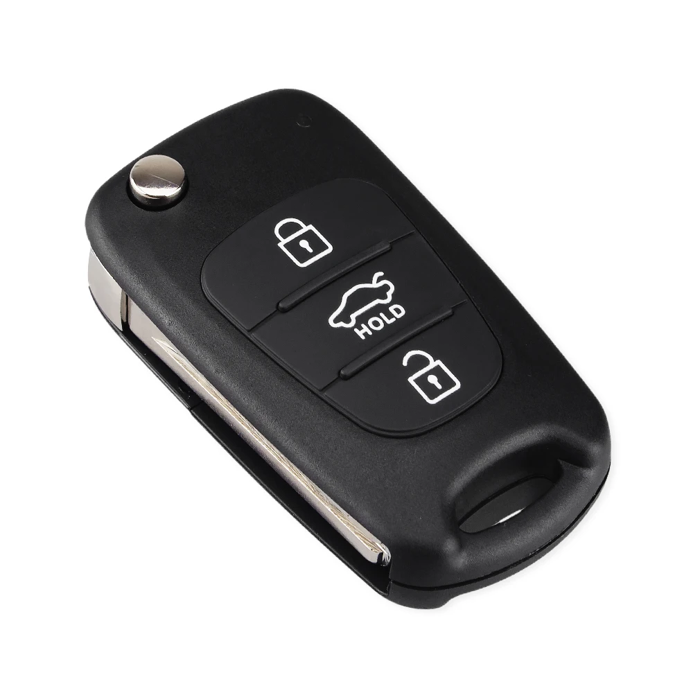 KEYYOU 20X откидной складной чехол для ключей Kia K5 K2 Rio Sorento Sportage 3 кнопки Сменный Чехол