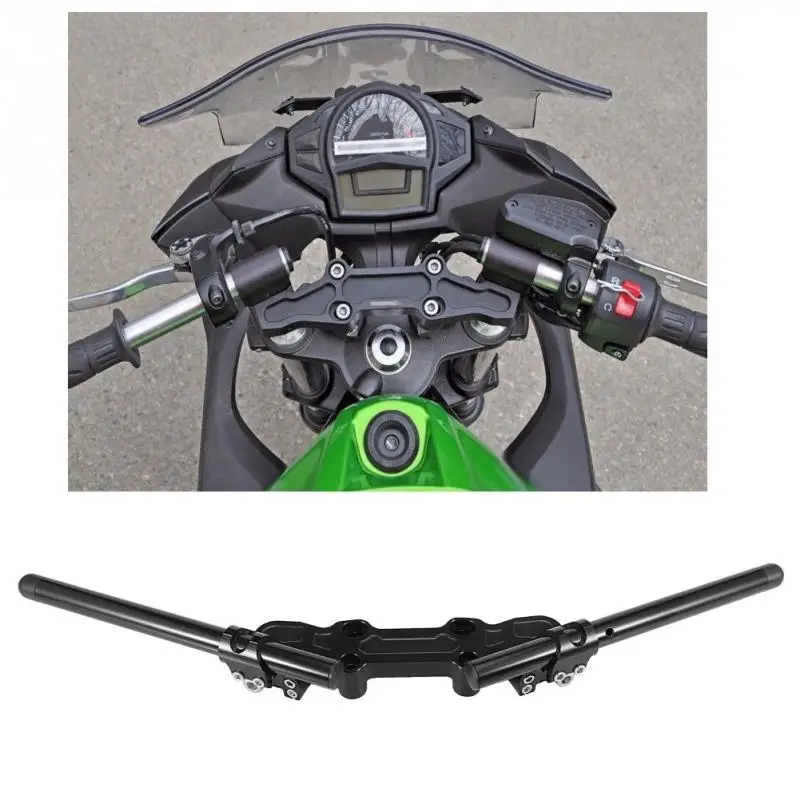 Набор пластин и рулей с креплением для Kawasaki Ninja 650R ER 6F 2006 2016 CNC алюминиевый